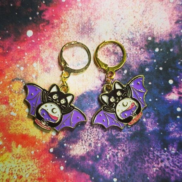 Pendientes Bat Cat